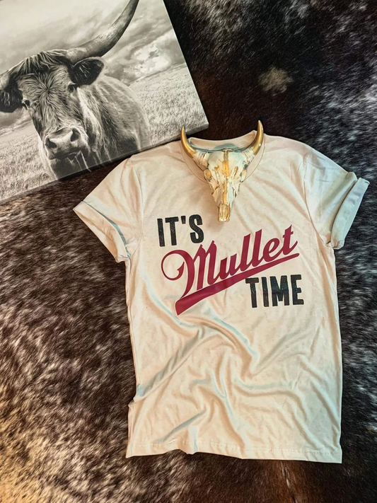 It’s Mullet Time Graphic Shirt – Graphic Tee, Long Sleeve & Crewneck