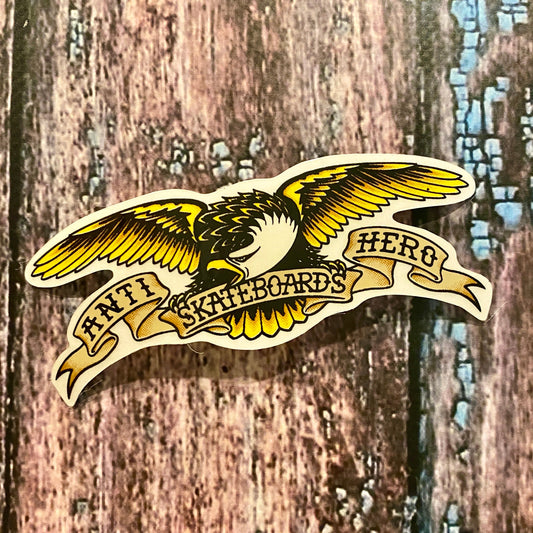 Anti Hero VINTAGE NOS Sticker 5"