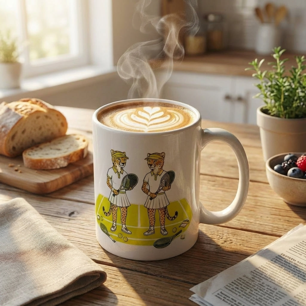 Racquet Club Cheetahs - Cheetah Doubles - 15oz Mug