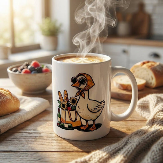 Silly Goose Social - Kerchiefed Cutie - 15oz Mug