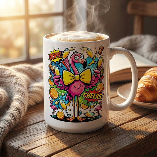 Drag Brunch Flamingos - Mimosa Mayhem - 15oz Mug