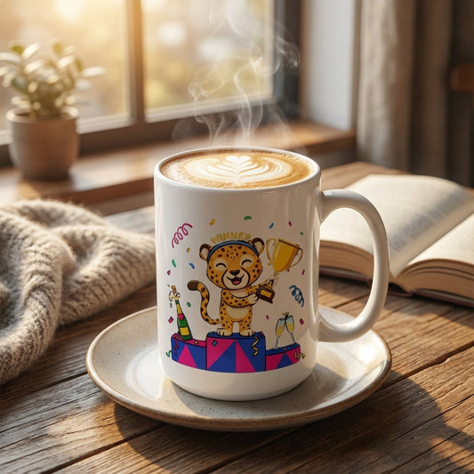 Racquet Club Cheetahs - Victory Lap - 15oz Mug
