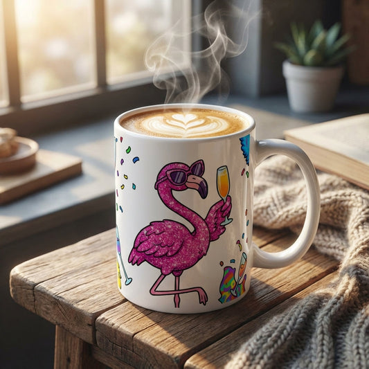 Drag Brunch Flamingos - Glitter Shower - 15oz Mug