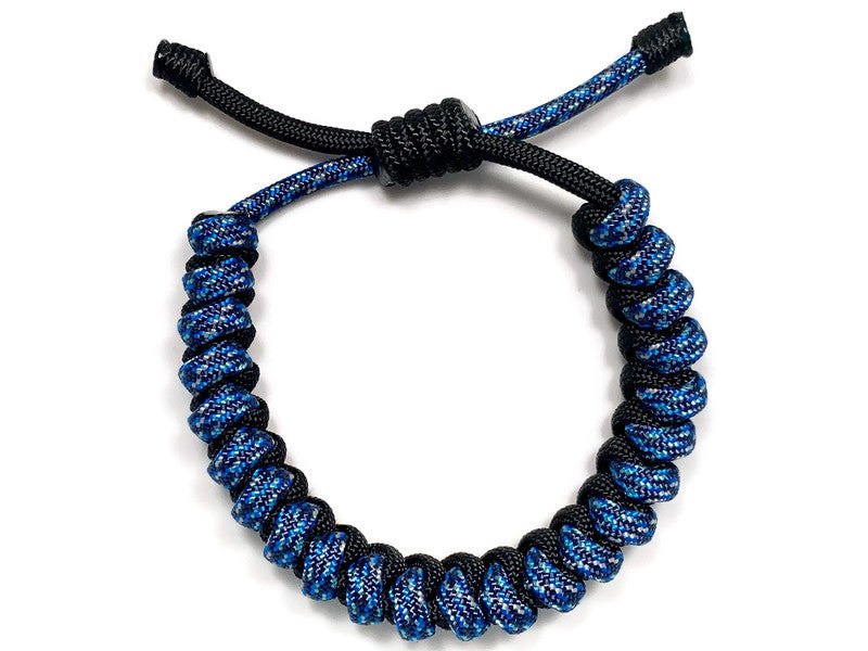 Engineered Black Galaxy Rope Bracelet