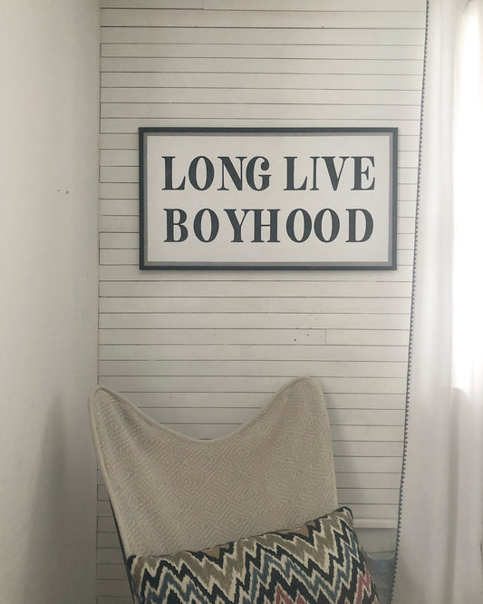 Long live boyhood white/black/black