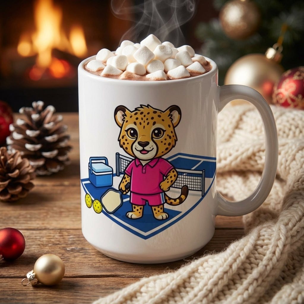 Racquet Club Cheetahs - Pickleball Prowl - 15oz Mug