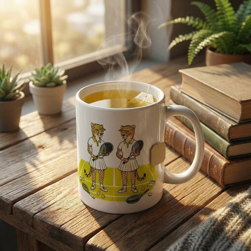 Racquet Club Cheetahs - Cheetah Doubles - 15oz Mug