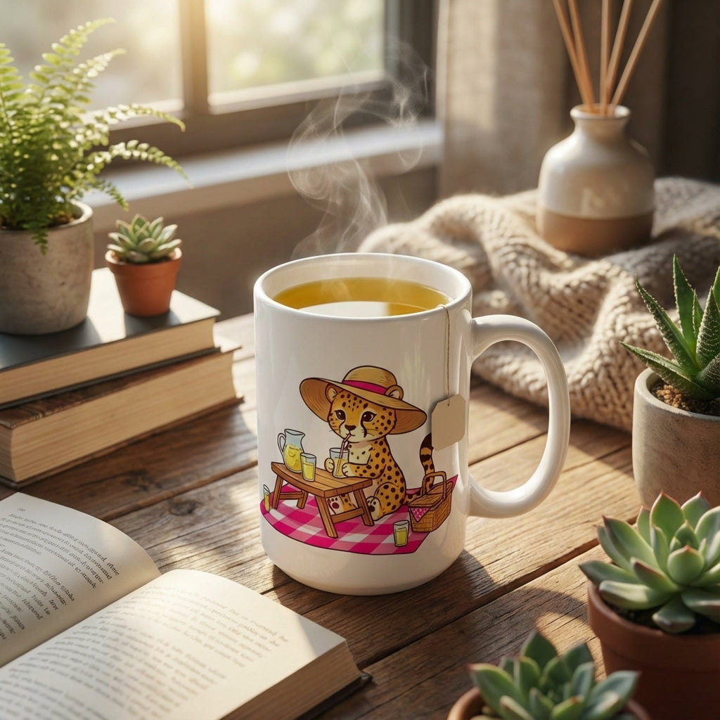 Racquet Club Cheetahs - Leisurely Lemonade - 15oz Mug