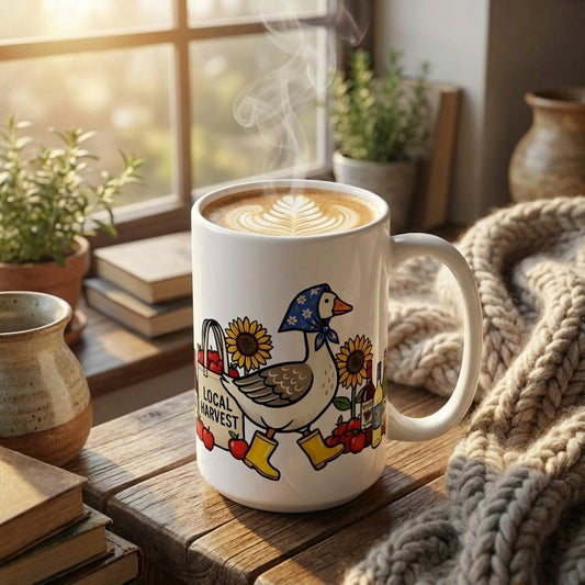 Silly Goose Social - Goose on the Go - 15oz Mug