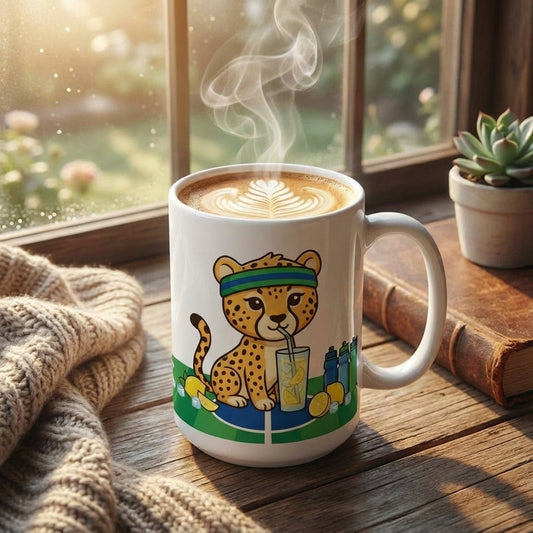 Racquet Club Cheetahs - Hydration Station - 15oz Mug