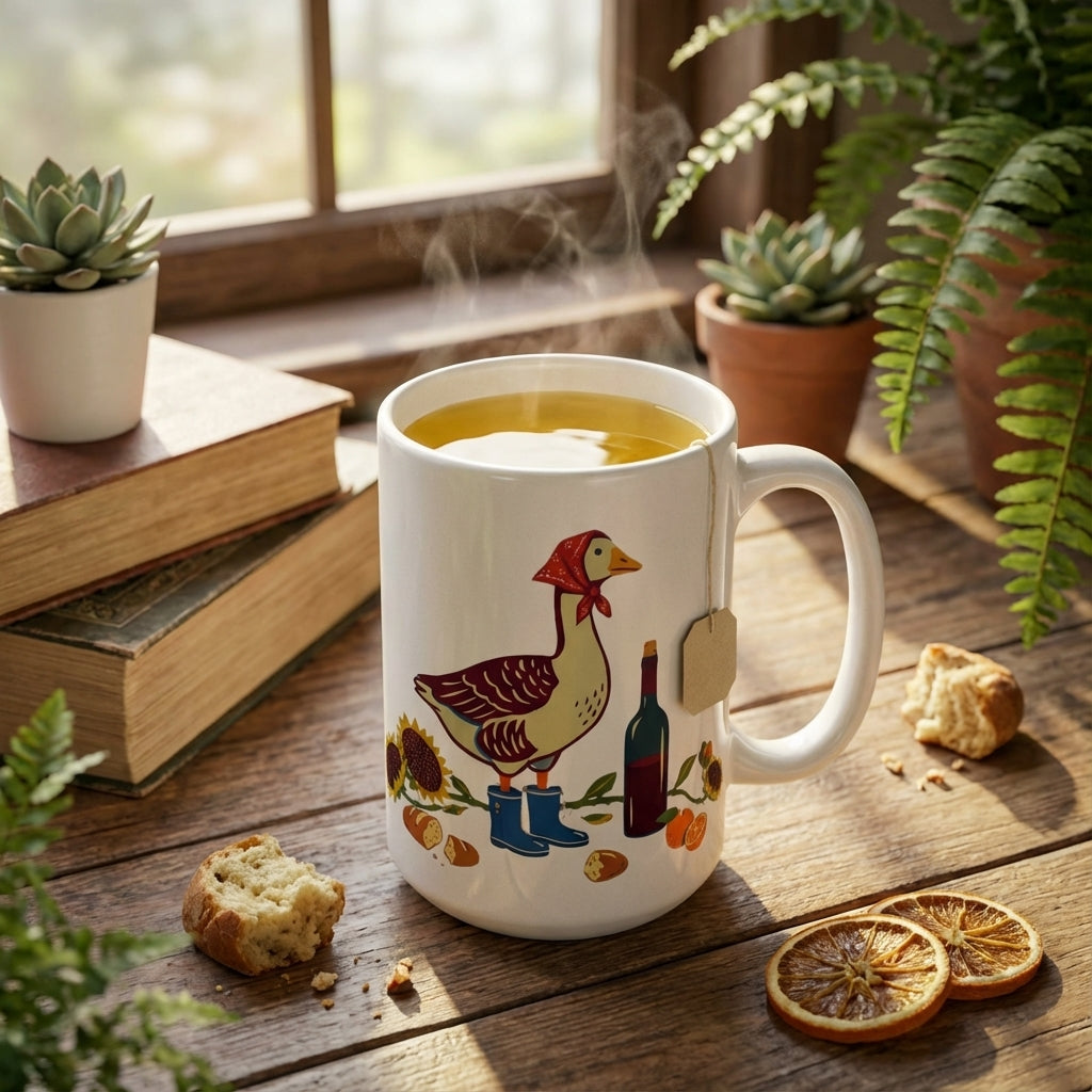 Silly Goose Social - Silly Sippin' Goose - 15oz Mug