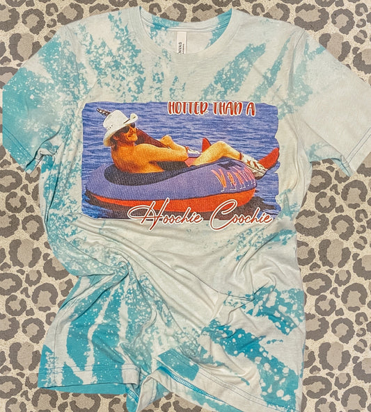 Bella + Canvas Bleached Hotter Than a Hoochie Coochie Shirt – Graphic Tee (Copy)