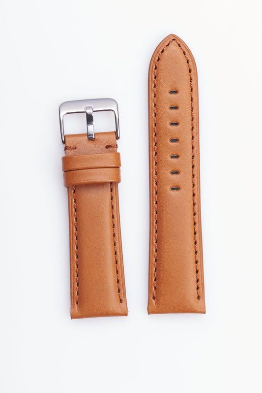 Tan High Polished Italian Leather | h2046