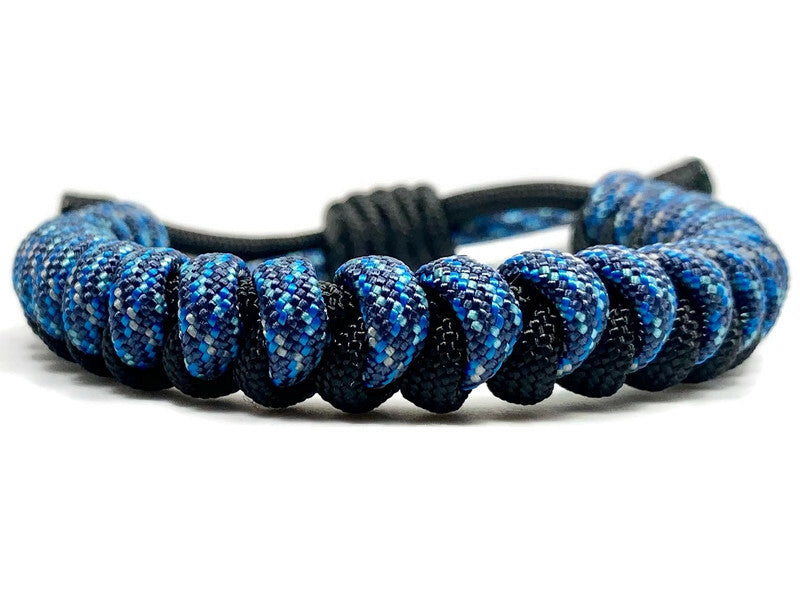 Engineered Black Galaxy Rope Bracelet