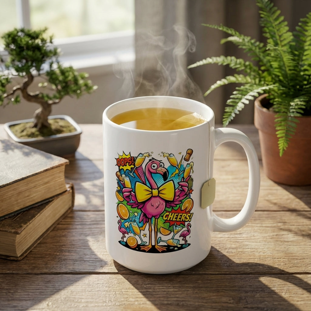 Drag Brunch Flamingos - Mimosa Mayhem - 15oz Mug