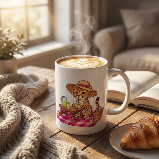 Racquet Club Cheetahs - Leisurely Lemonade - 15oz Mug