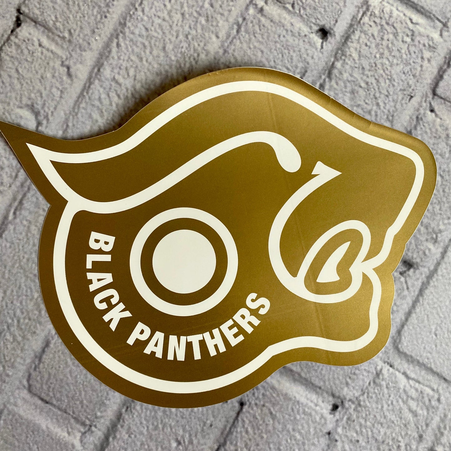 Black Panthers VINTAGE NOS Stickers 6”