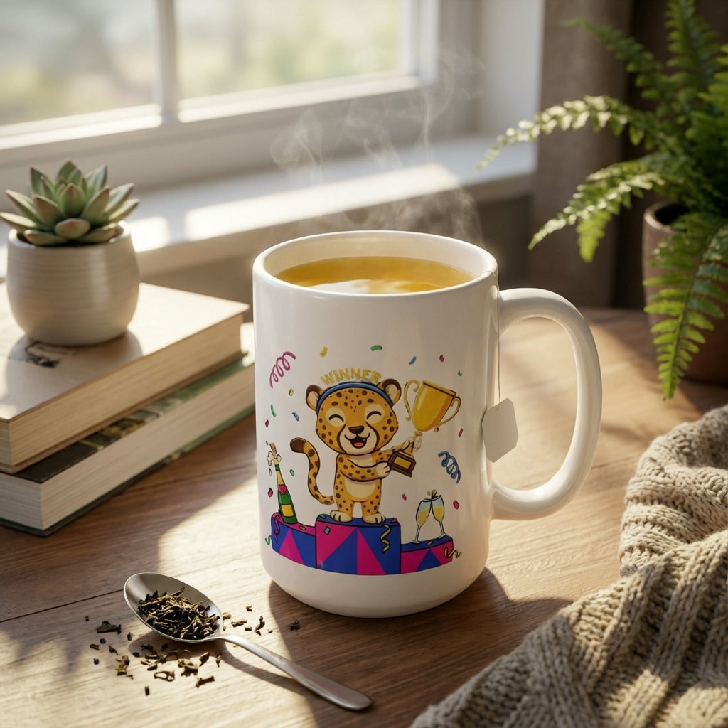 Racquet Club Cheetahs - Victory Lap - 15oz Mug
