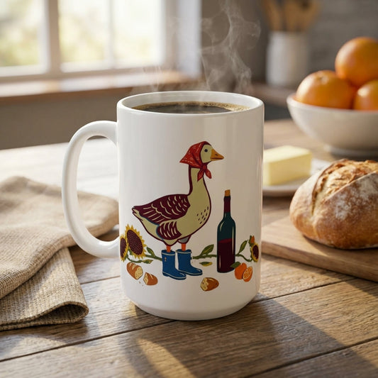 Silly Goose Social - Silly Sippin' Goose - 15oz Mug