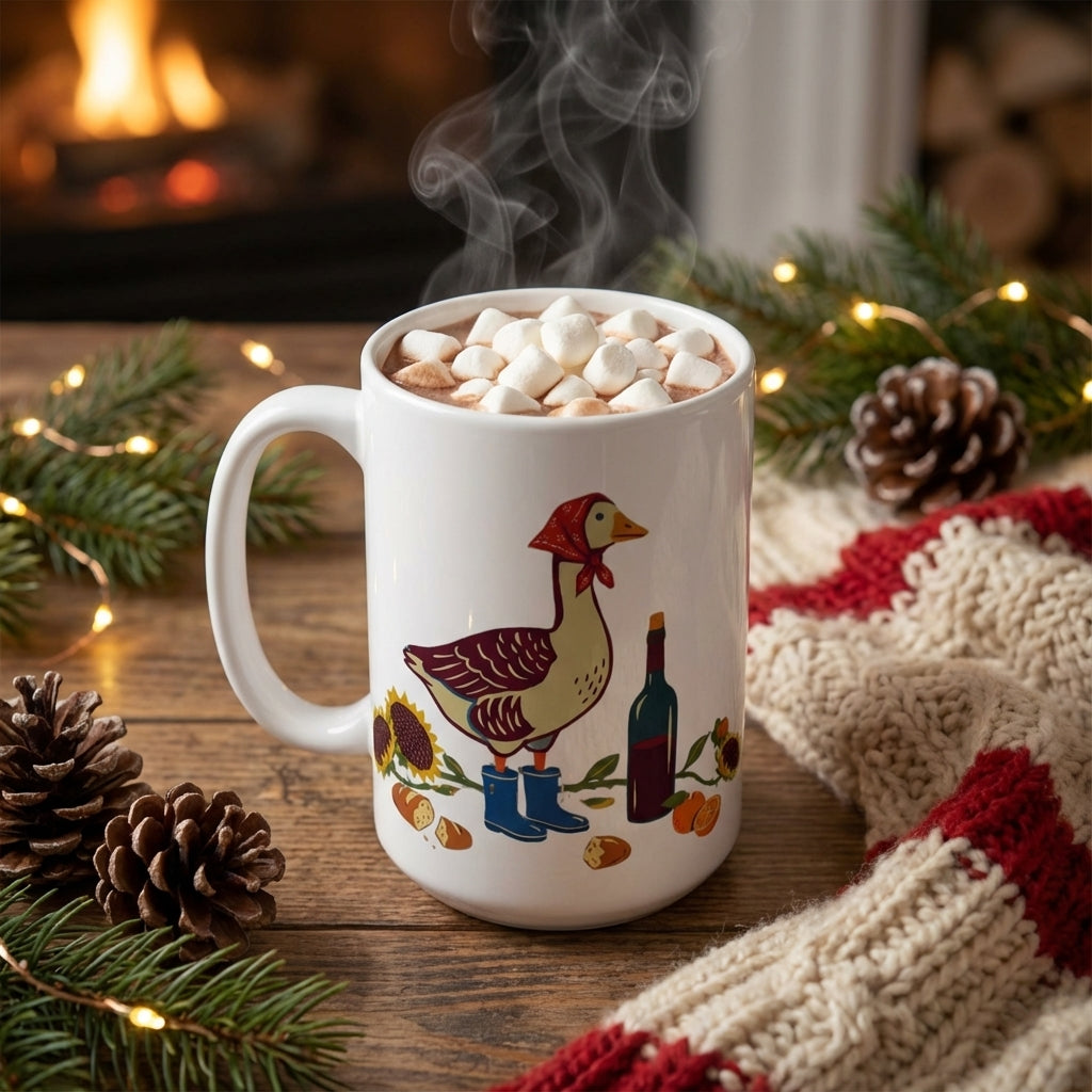 Silly Goose Social - Silly Sippin' Goose - 15oz Mug