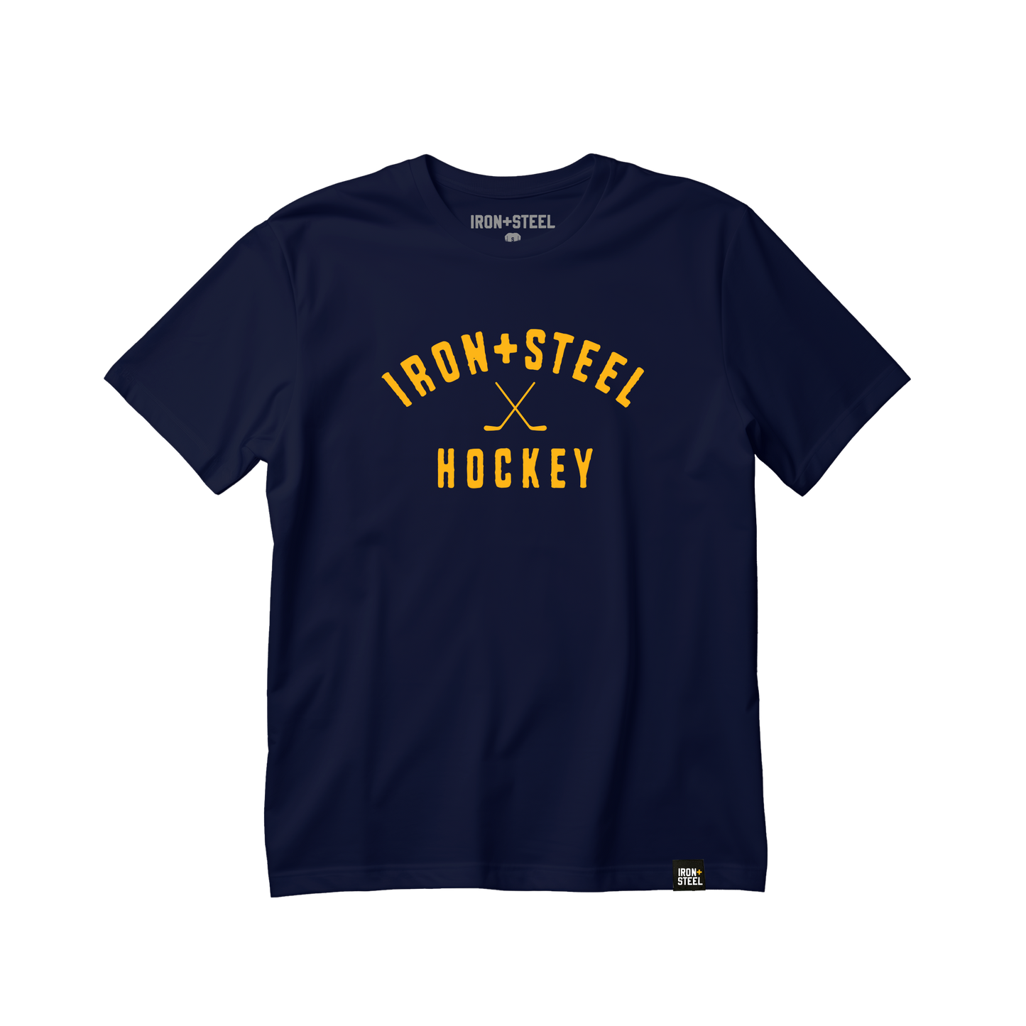 Iron + Steel Hockey Sticks T-Shirt