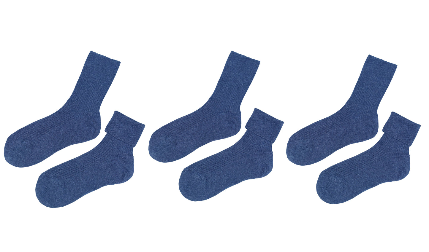 tittimitti® 100% Organic Cotton Kid's Socks (3-Pack) – Made in Italy, Unisex, Soft & Breathable for Boys & Girls.