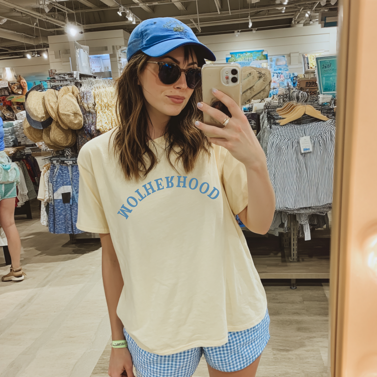 Motherhood Upside Down Tee Shirt
