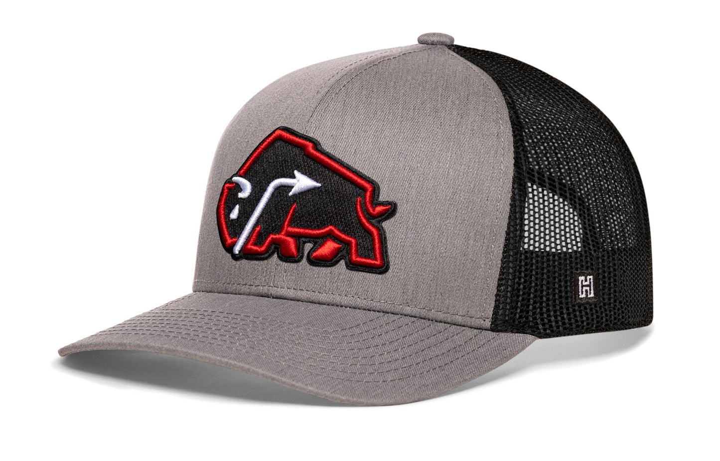 JBR x Haka Red Bison  |  Black Buffalo Snapback