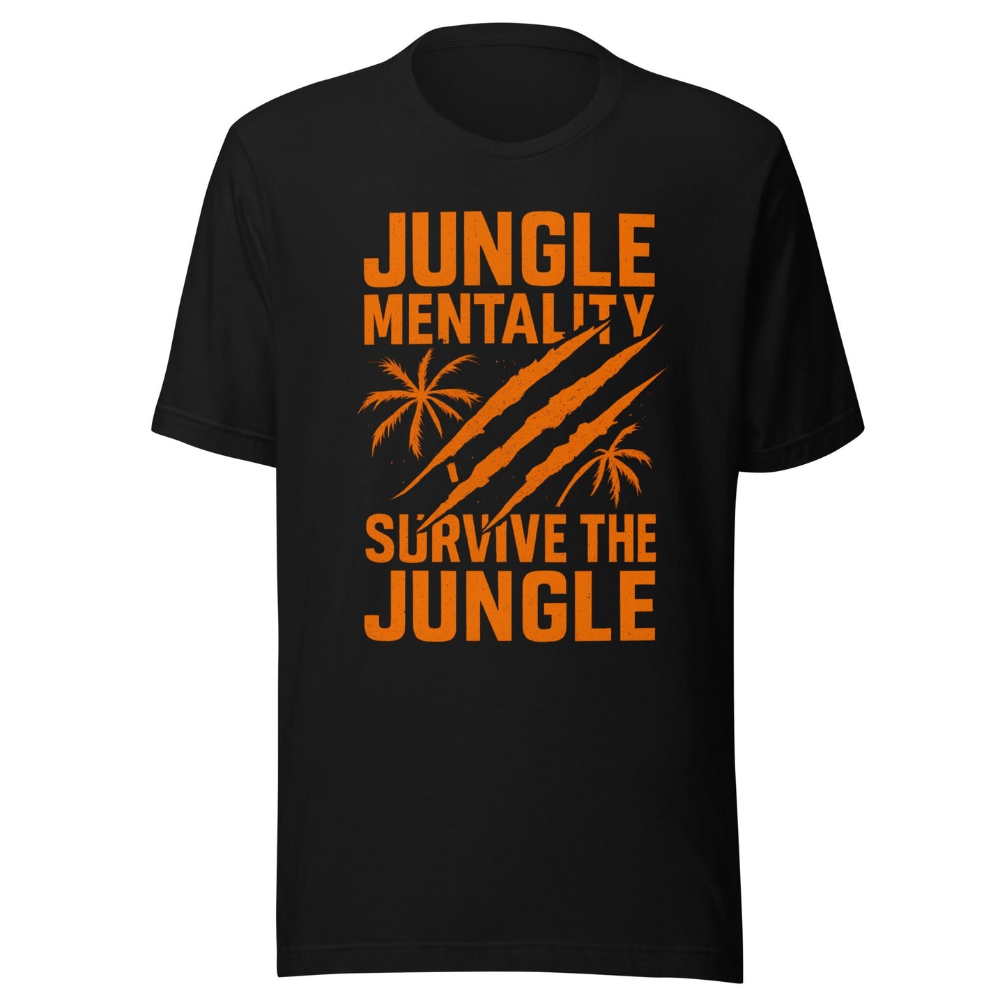 Jungle Mentality T-Shirt | Distressed Survival Design | Classic