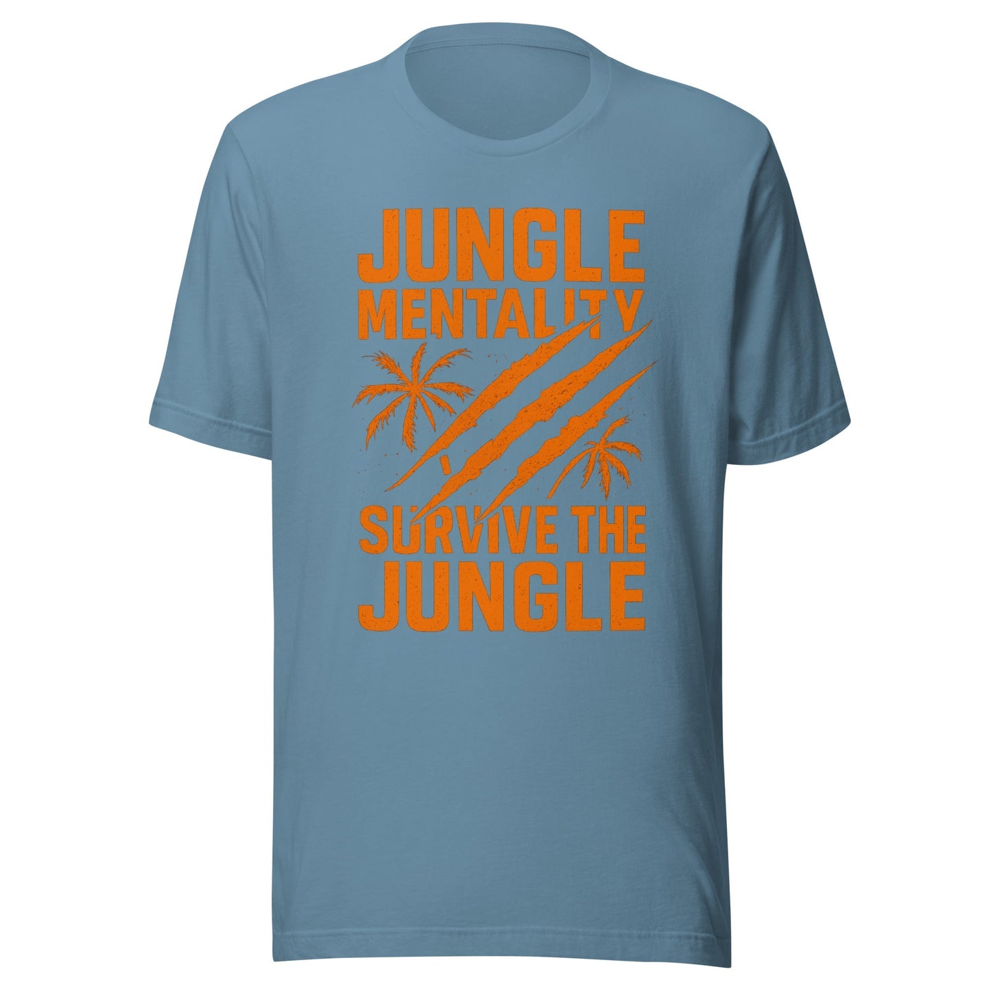 Jungle Mentality T-Shirt | Distressed Survival Design | Classic