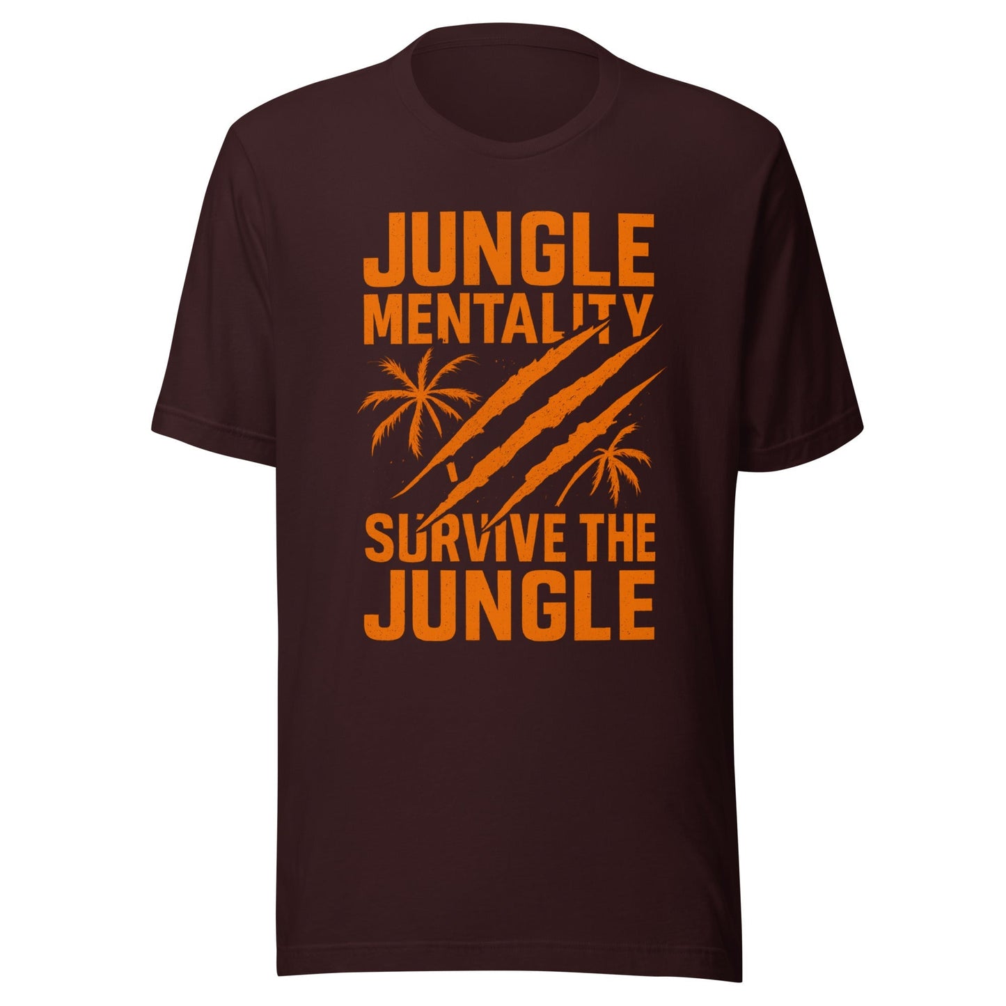 Jungle Mentality T-Shirt | Distressed Survival Design | Classic