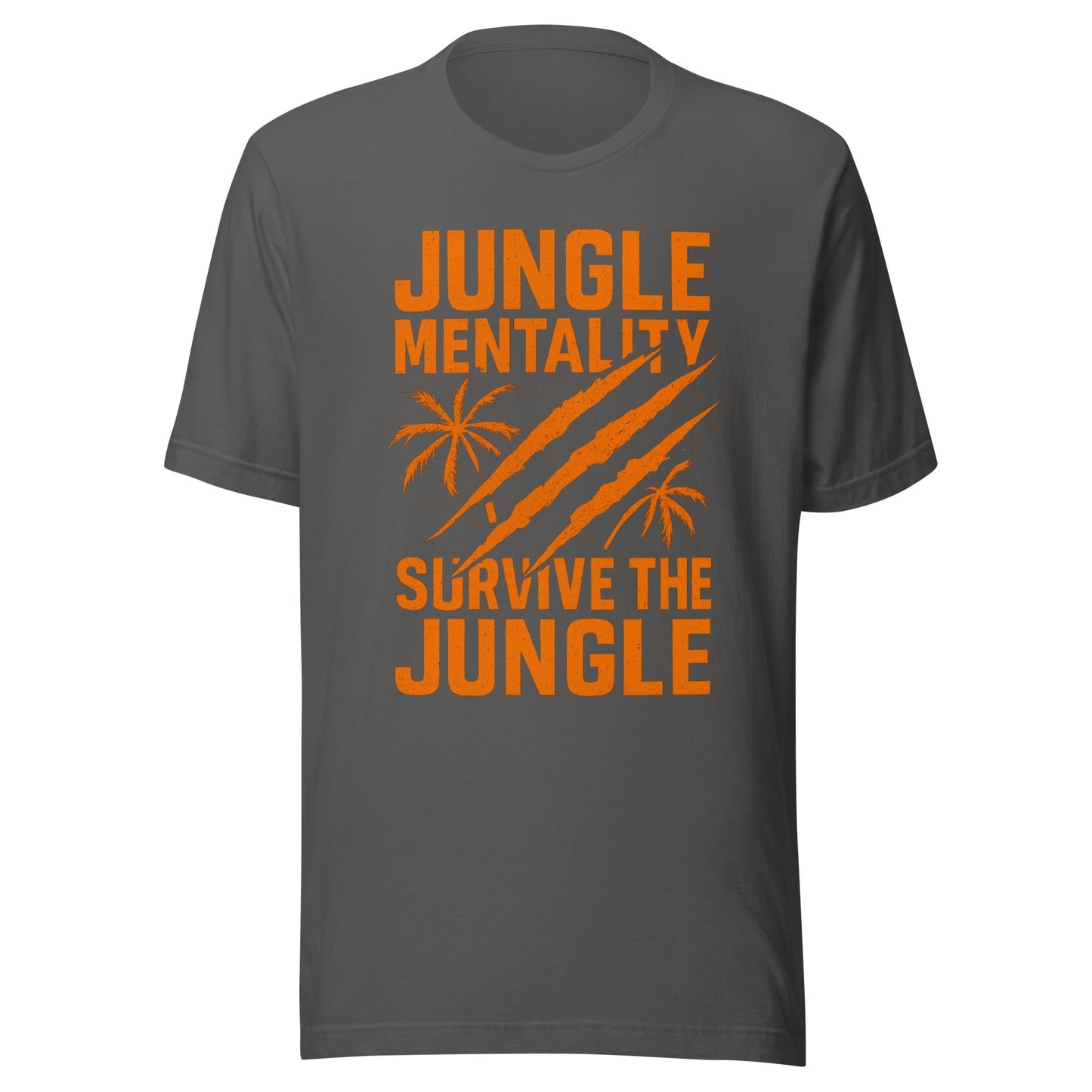 Jungle Mentality T-Shirt | Distressed Survival Design | Classic