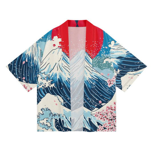 K28 Fuji Waves Kimono