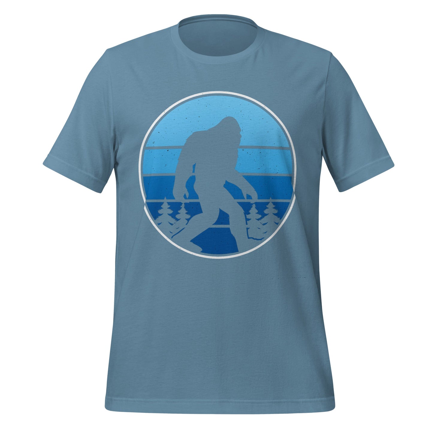 Kentucky Bigfoot T-Shirt | Blue Forest Silhouette Glow | Classic