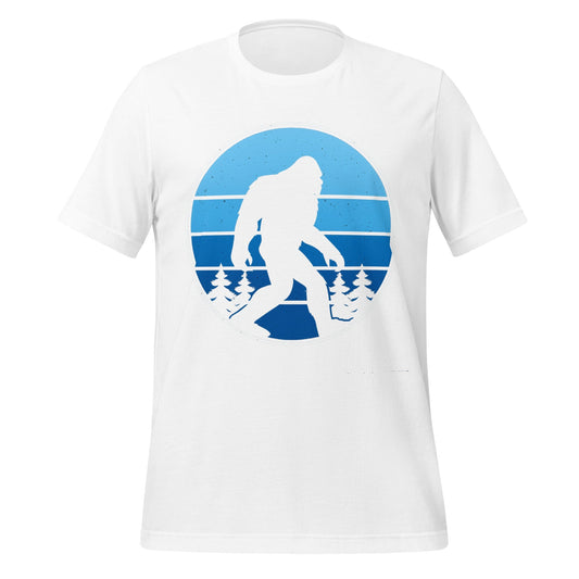 Kentucky Bigfoot T-Shirt | Blue Forest Silhouette Glow | Classic