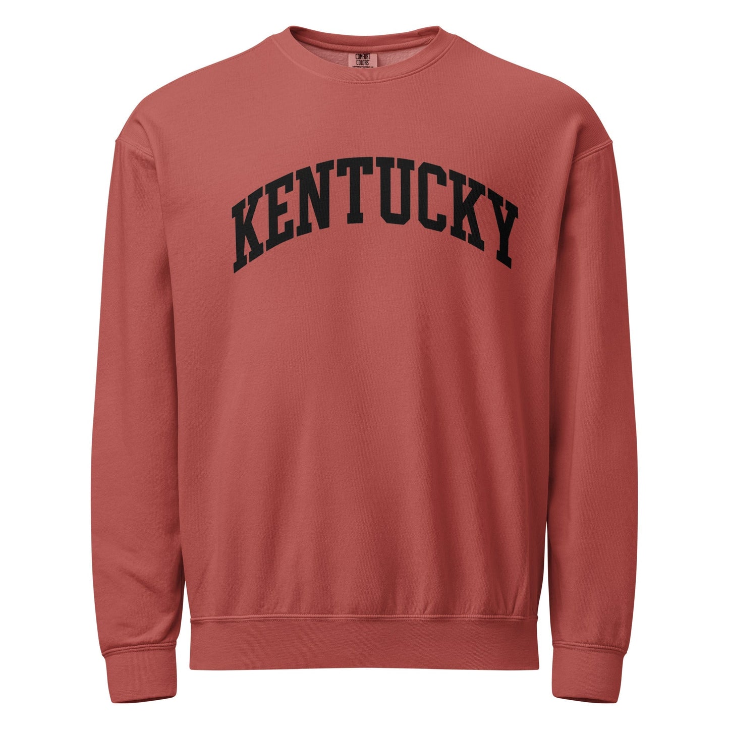 Kentucky Block Letter Sweatshirt | Bold Black Text | Vintage Fleece