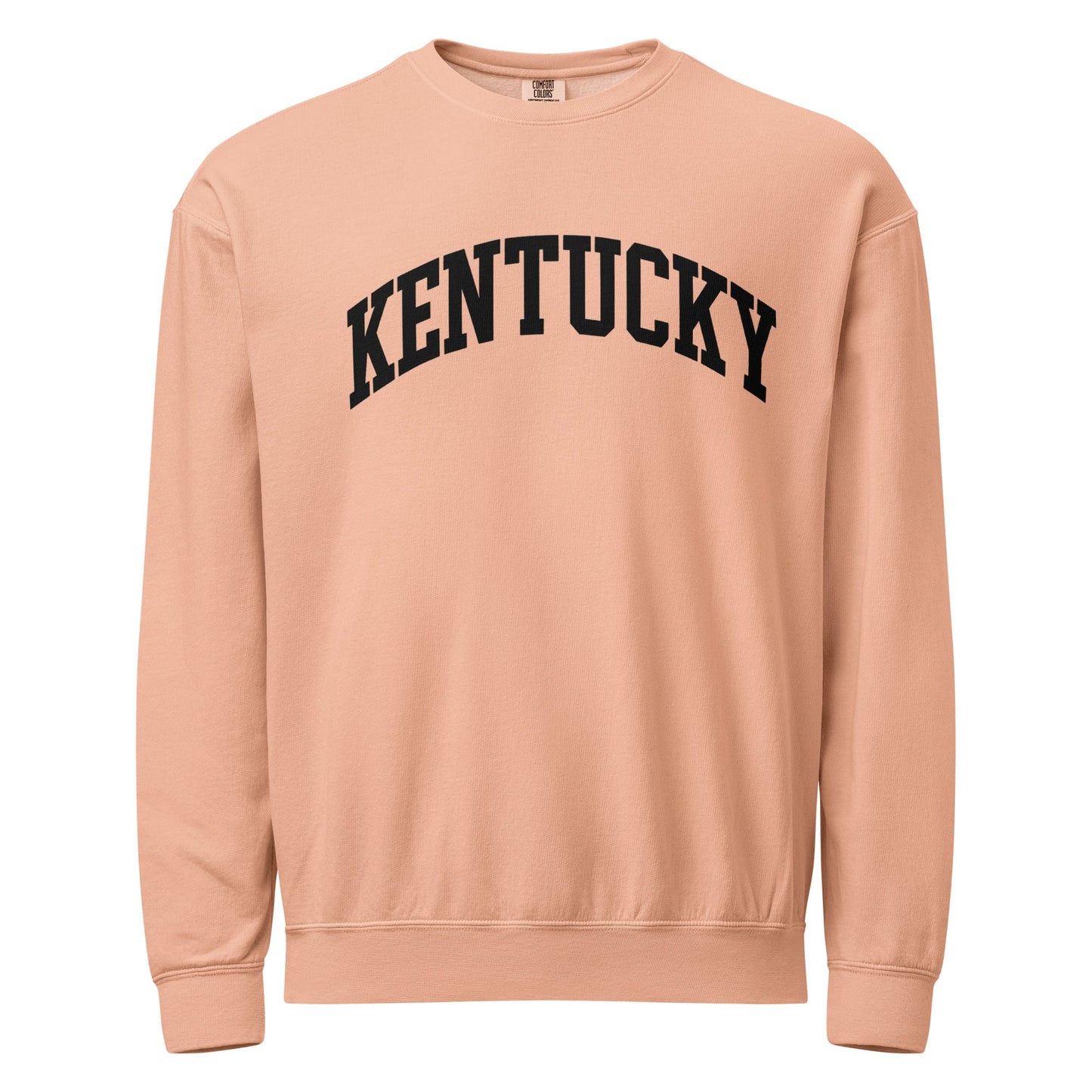 Kentucky Block Letter Sweatshirt | Bold Black Text | Vintage Fleece