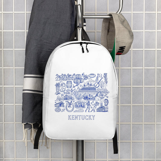 Kentucky Blue ink Minimalist Backpack