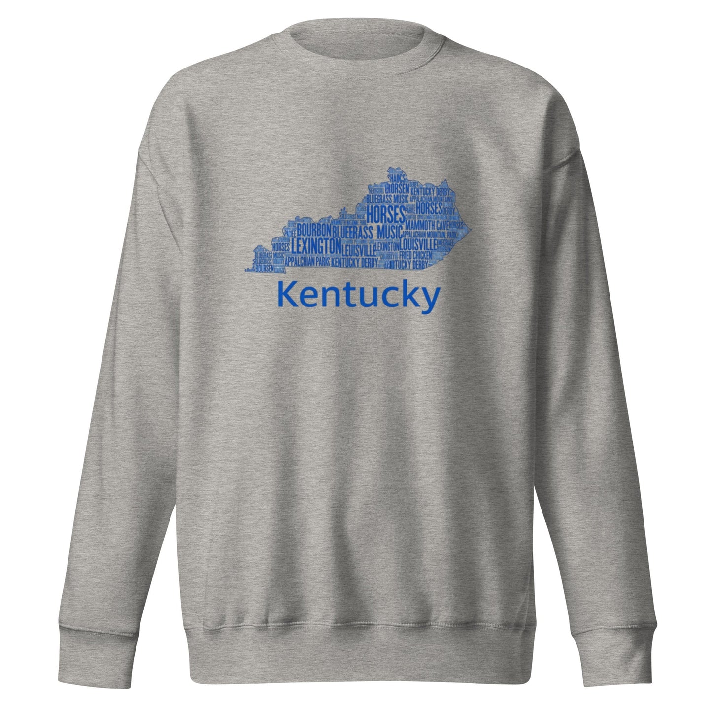 Kentucky Blue Ink Sweatshirt – Comfy & Stylish Cotton-Blend Crewneck