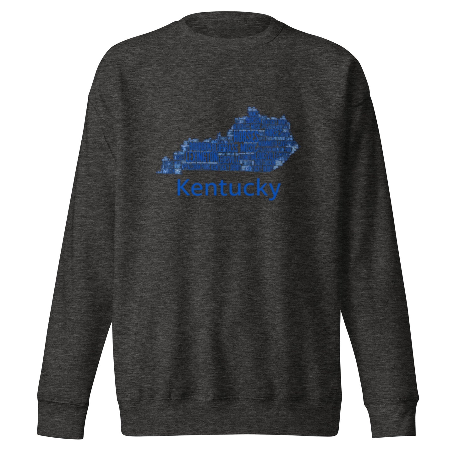 Kentucky Blue Ink Sweatshirt – Comfy & Stylish Cotton-Blend Crewneck