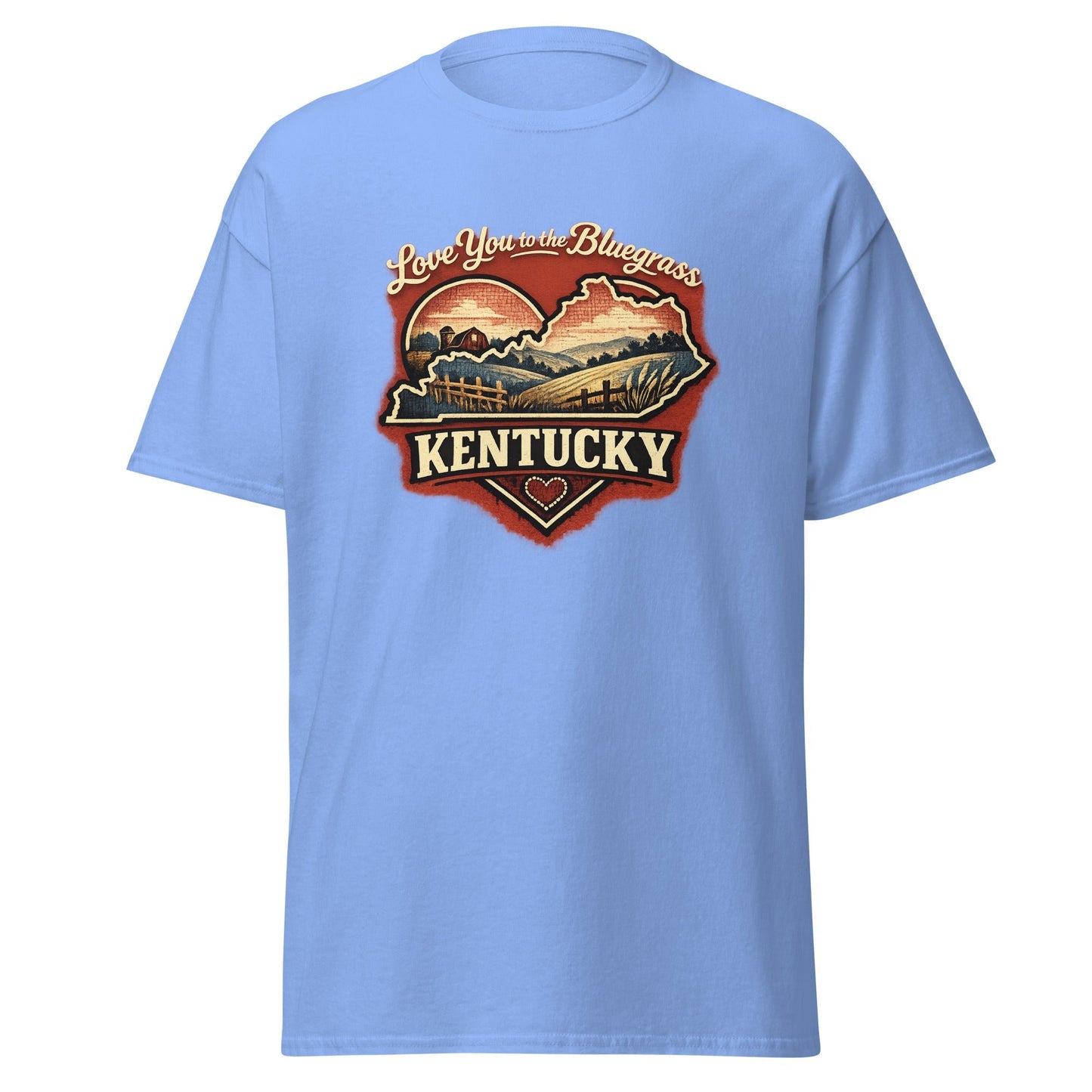Kentucky Bluegrass T-Shirt | Love You to the Bluegrass Design | Basic