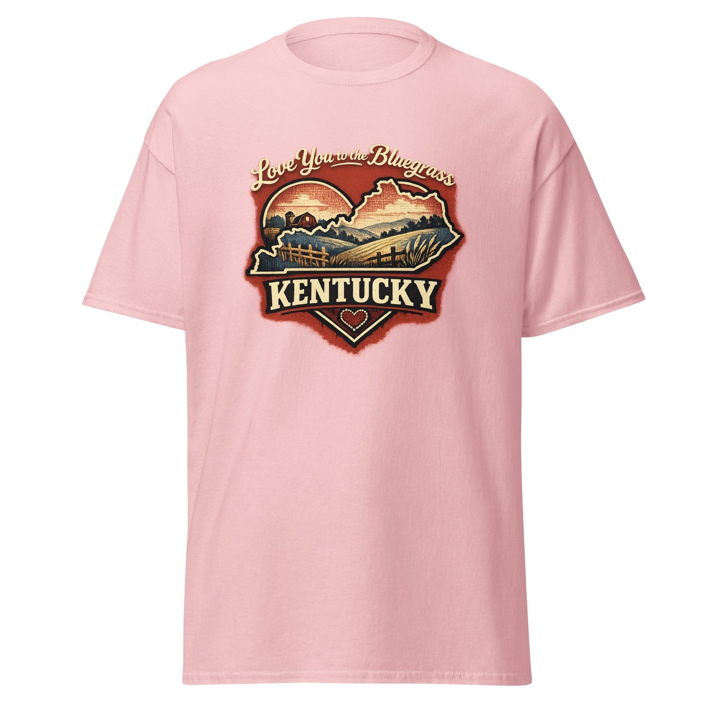 Kentucky Bluegrass T-Shirt | Love You to the Bluegrass Design | Basic