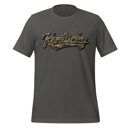 Kentucky Camo Shirt | Outdoor Script Design | Classic Cotton