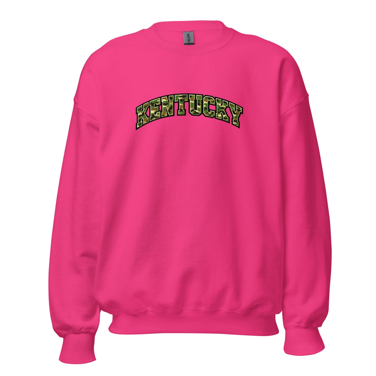 Kentucky Camo Sweatshirt | Military Green Arch Design | Unisex