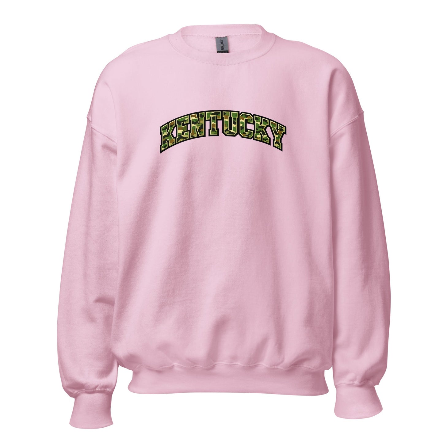 Kentucky Camo Sweatshirt | Military Green Arch Design | Unisex