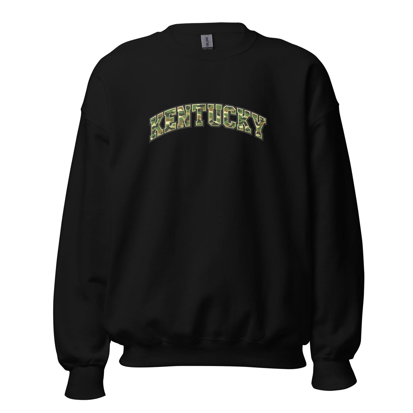Kentucky Camo Sweatshirt | Military Green Arch Design | Unisex