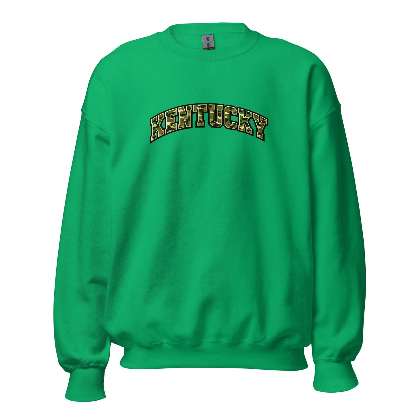 Kentucky Camo Sweatshirt | Military Green Arch Design | Unisex
