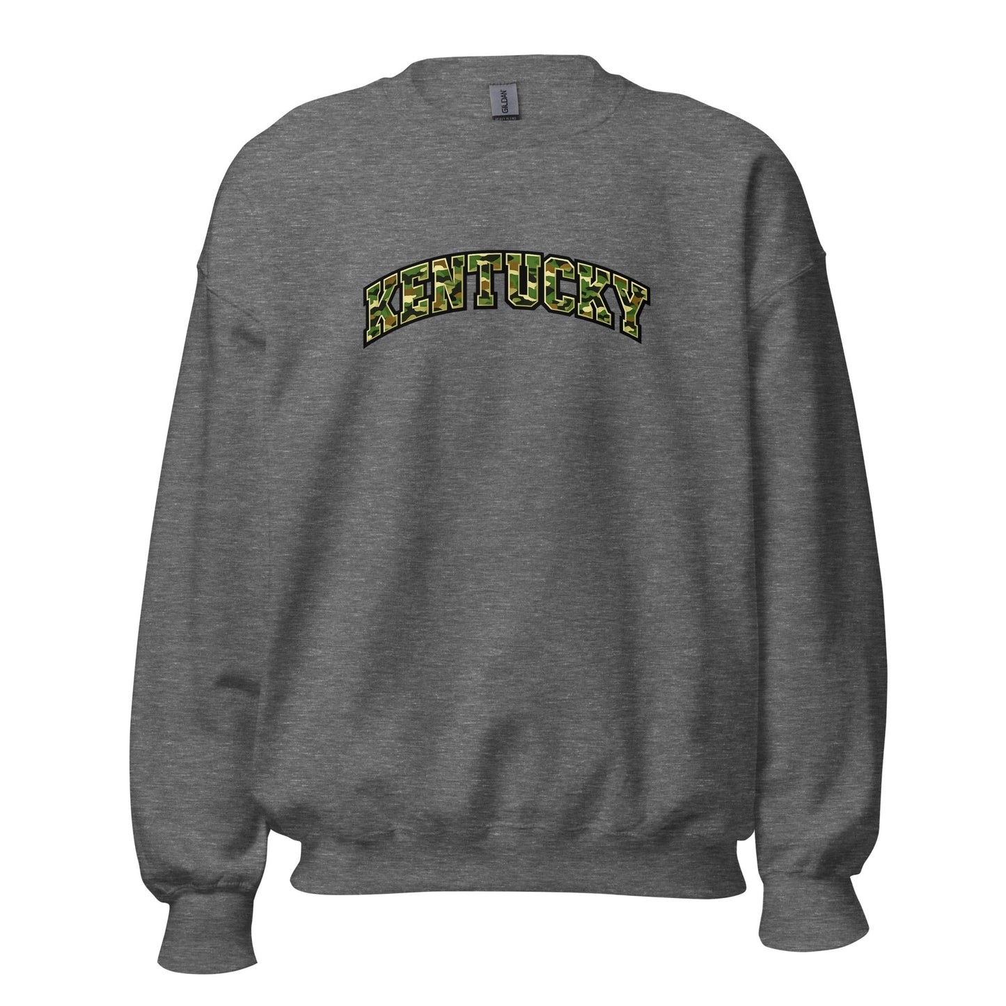 Kentucky Camo Sweatshirt | Military Green Arch Design | Unisex