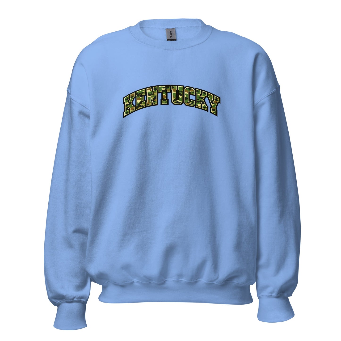 Kentucky Camo Sweatshirt | Military Green Arch Design | Unisex