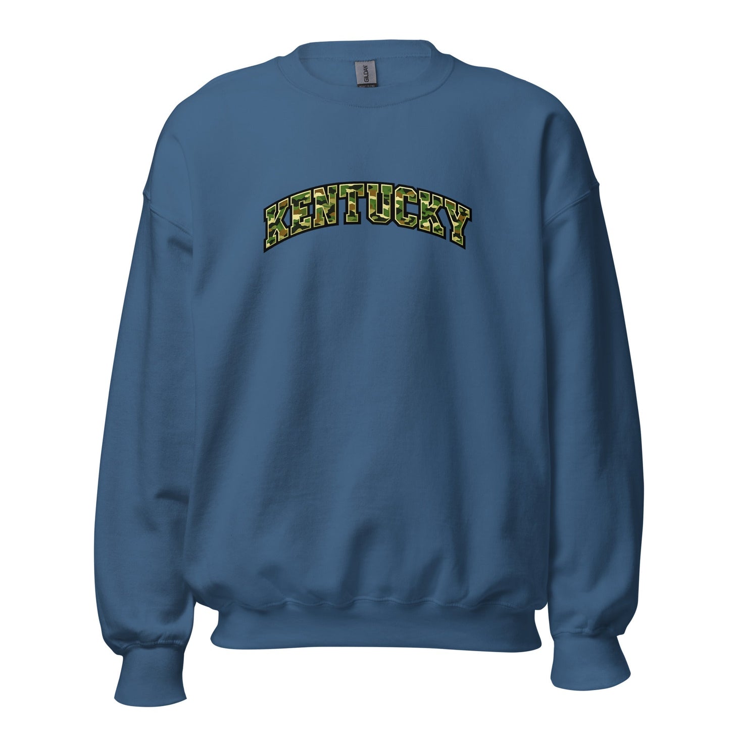 Kentucky Camo Sweatshirt | Military Green Arch Design | Unisex